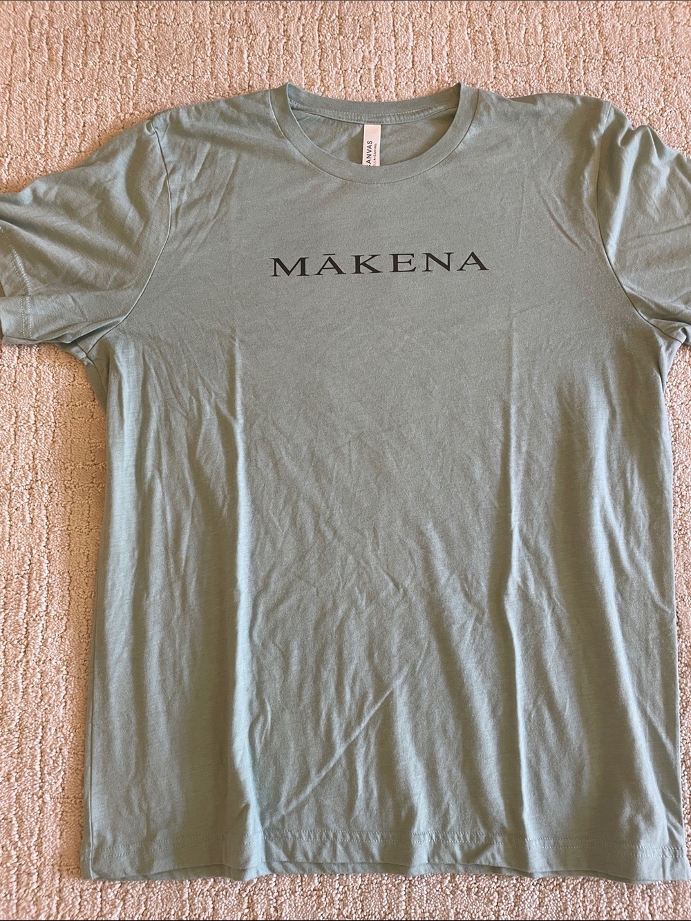 MAKENA Logo Tee in Sage Green